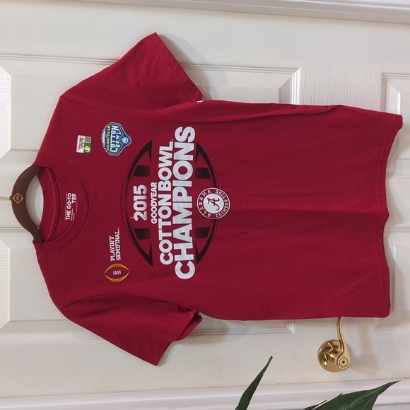 adidas Men's Short Sleeve Graphic 2015 Goodyear Cotton Bowl Tee Size Small - New - Picture 1 of 6